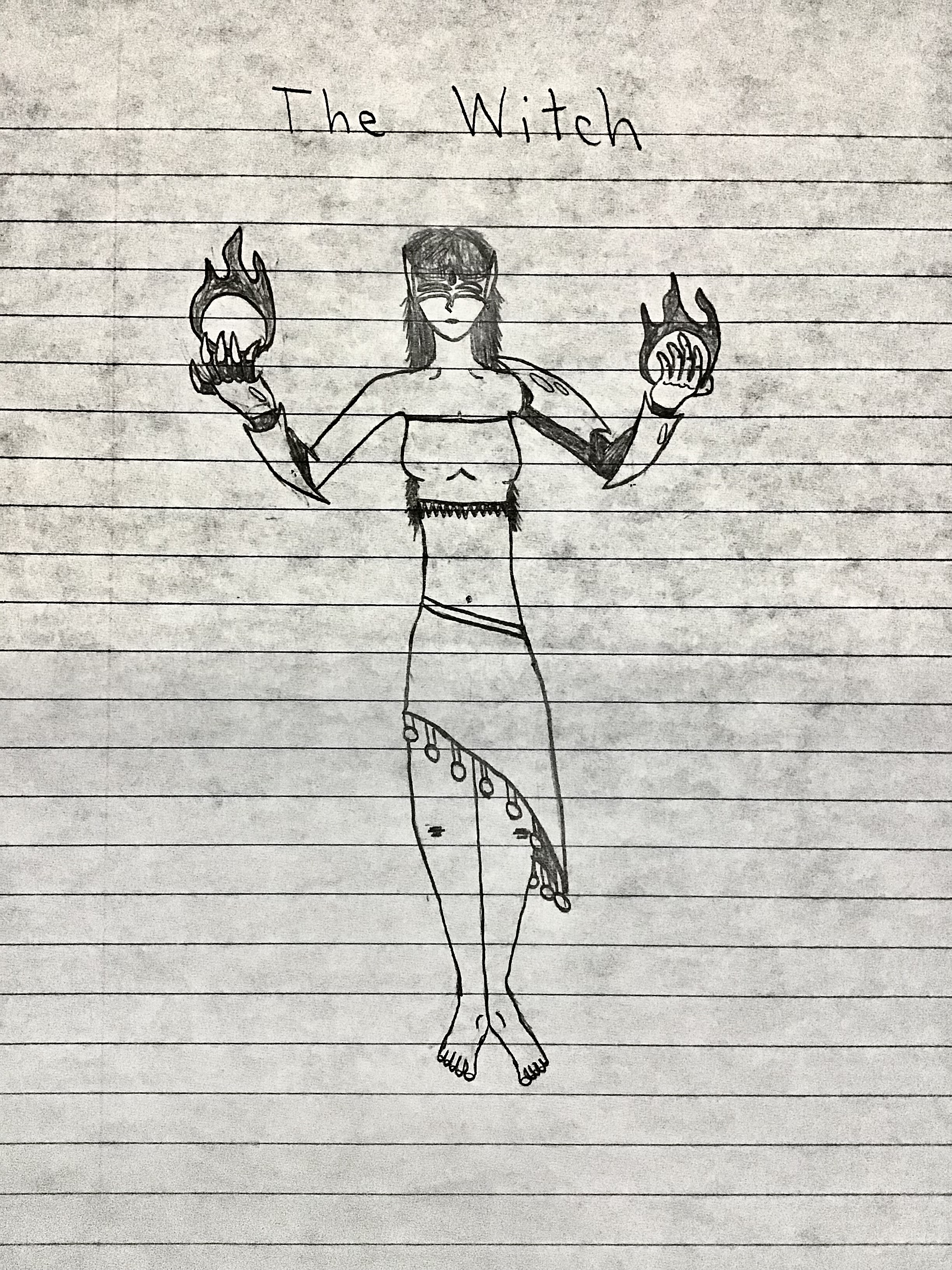 First Drawing of “The Witch”