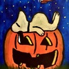 Snoopy Halloween Painting