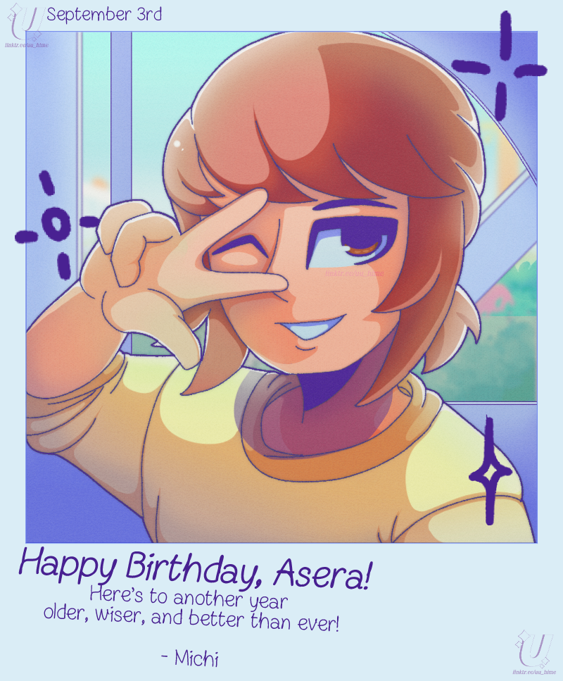 Happy Birthday, Asera!