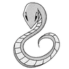 I drew a snake