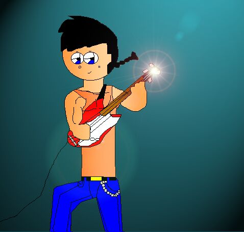 Ranma on Guitar