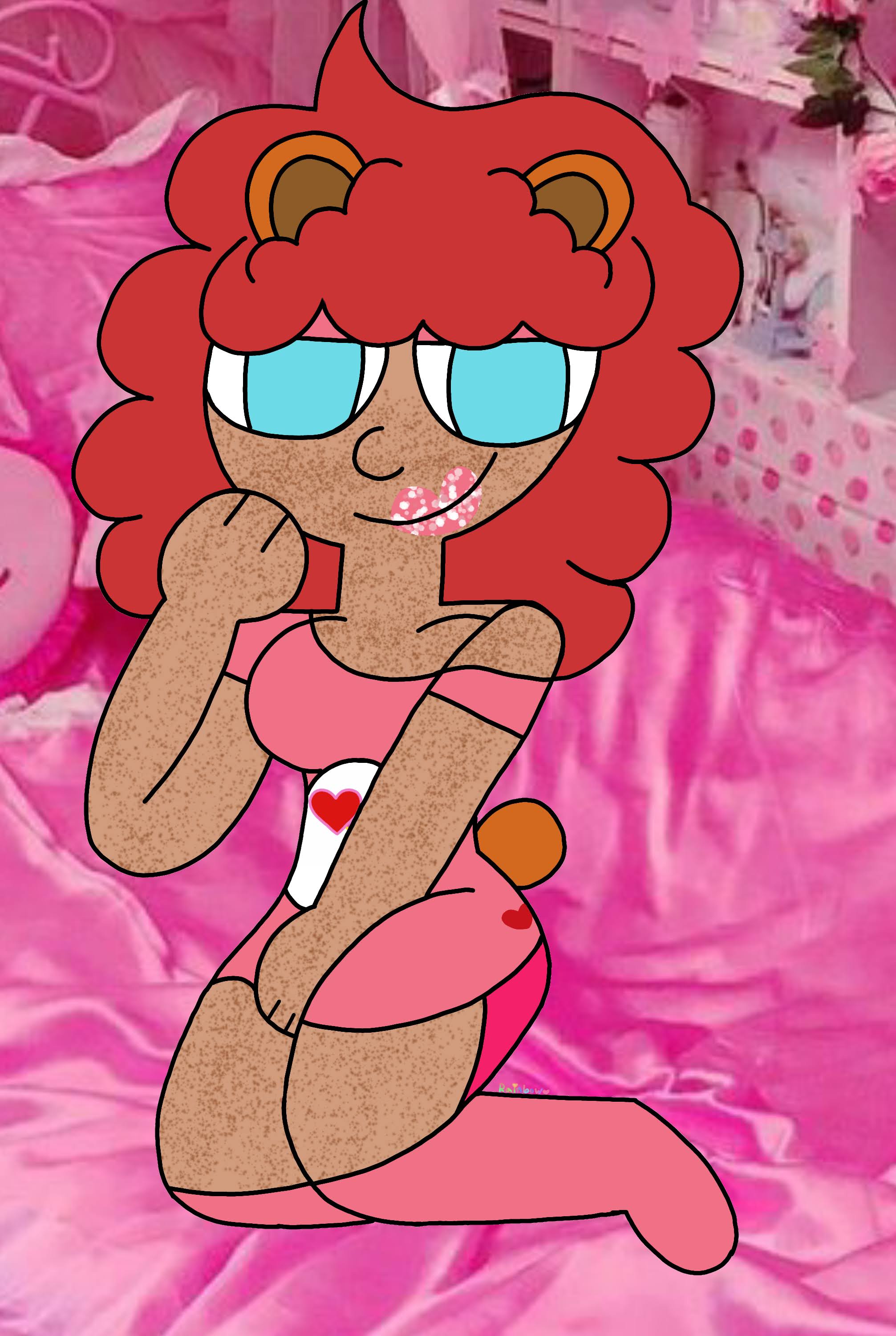 Dolly Bear in her Love-a-lot Bear Outfit