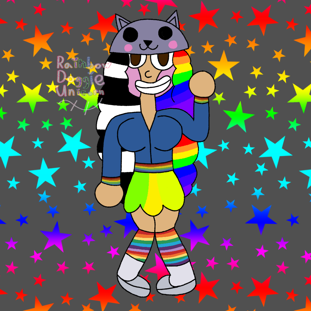Scenesona Sade in a Nyan Cat Outfit