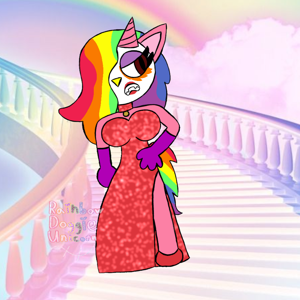 RainbowDoggieUnicorn as Jessica Rabbit