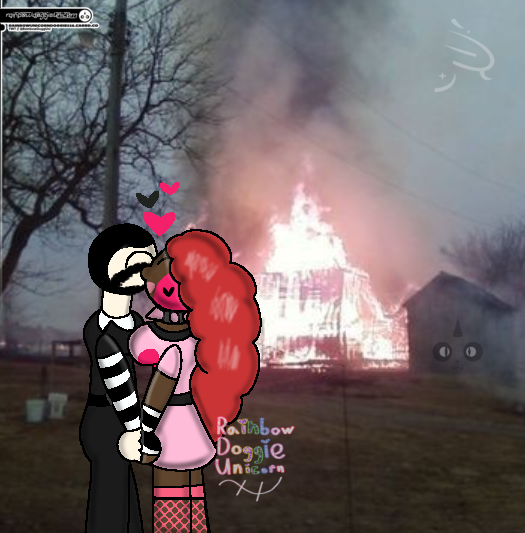 Kissing After committing Arson.