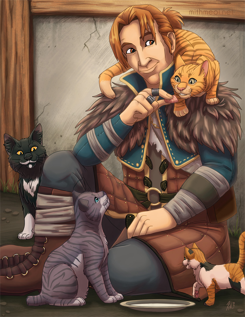 Anders and his Cats