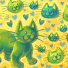 Green Cats