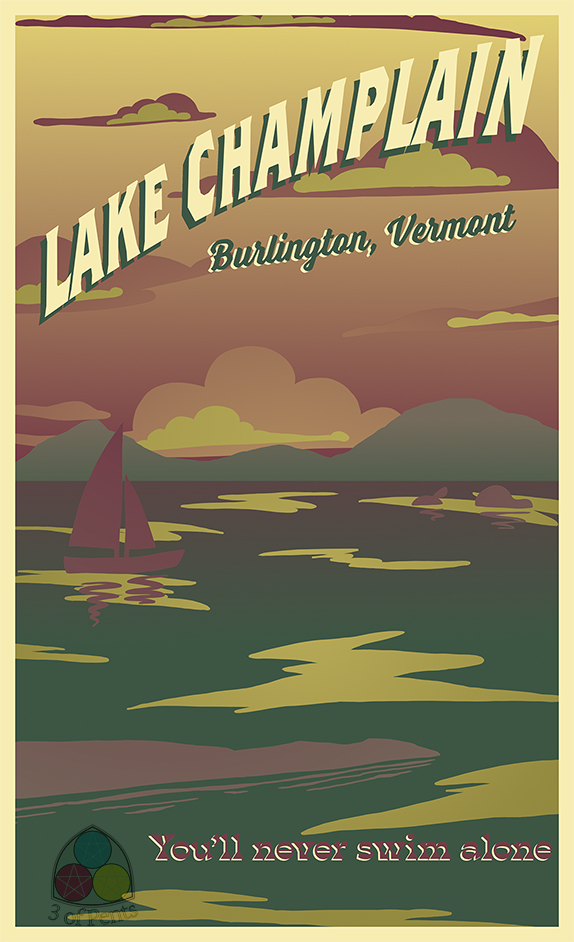 100 Palettes Challenge // Palette #16 // Scenic Lake Champlain