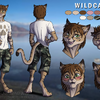 Comm: Wildcat Character Sheet for BordelonDaniel (Clothed)