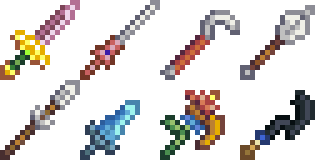 [Stardew Valley] 16x Weapons