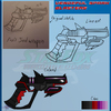 Fox McCloud's Soul weapon - Vengeful Spark Blasters