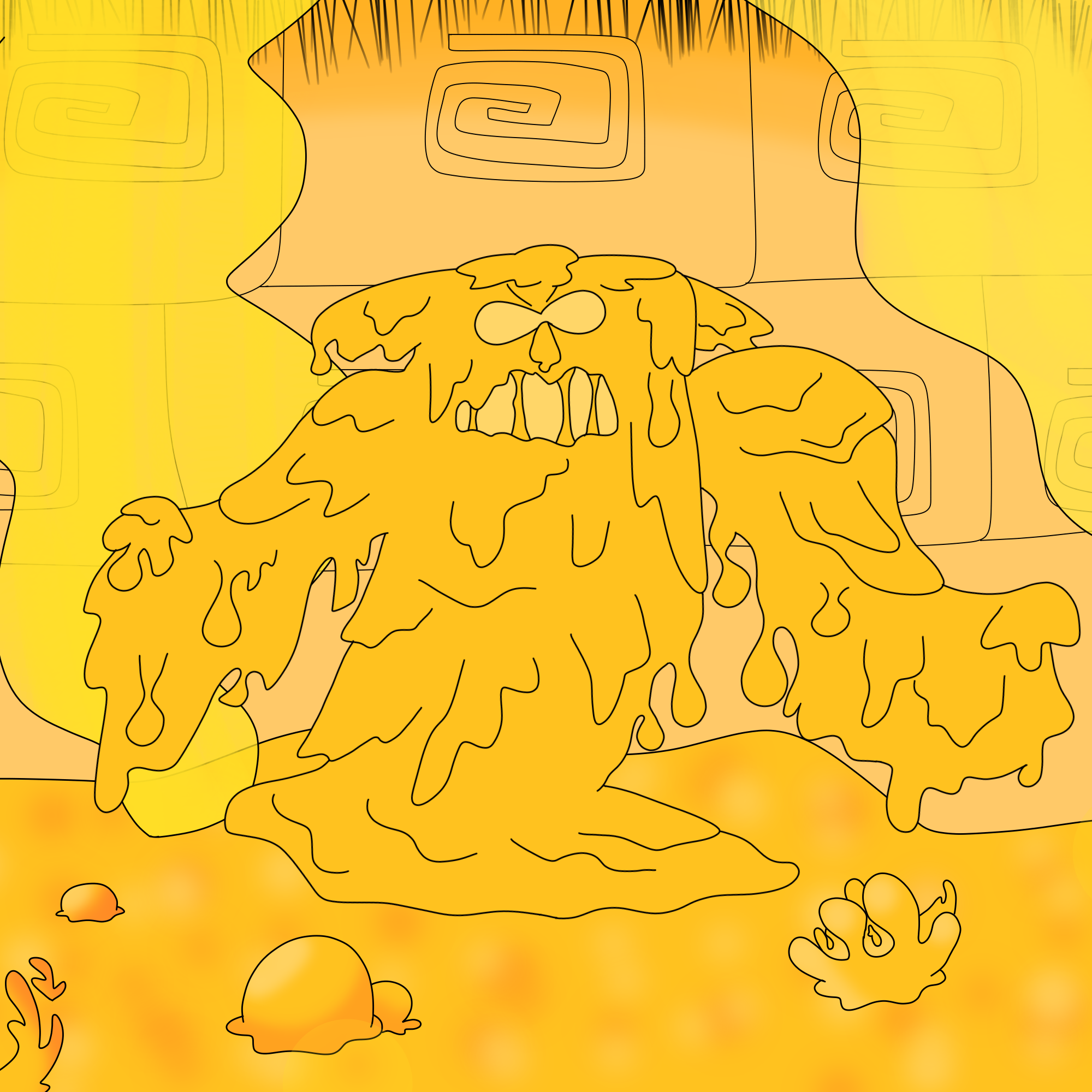 The Golden Cheese Monster