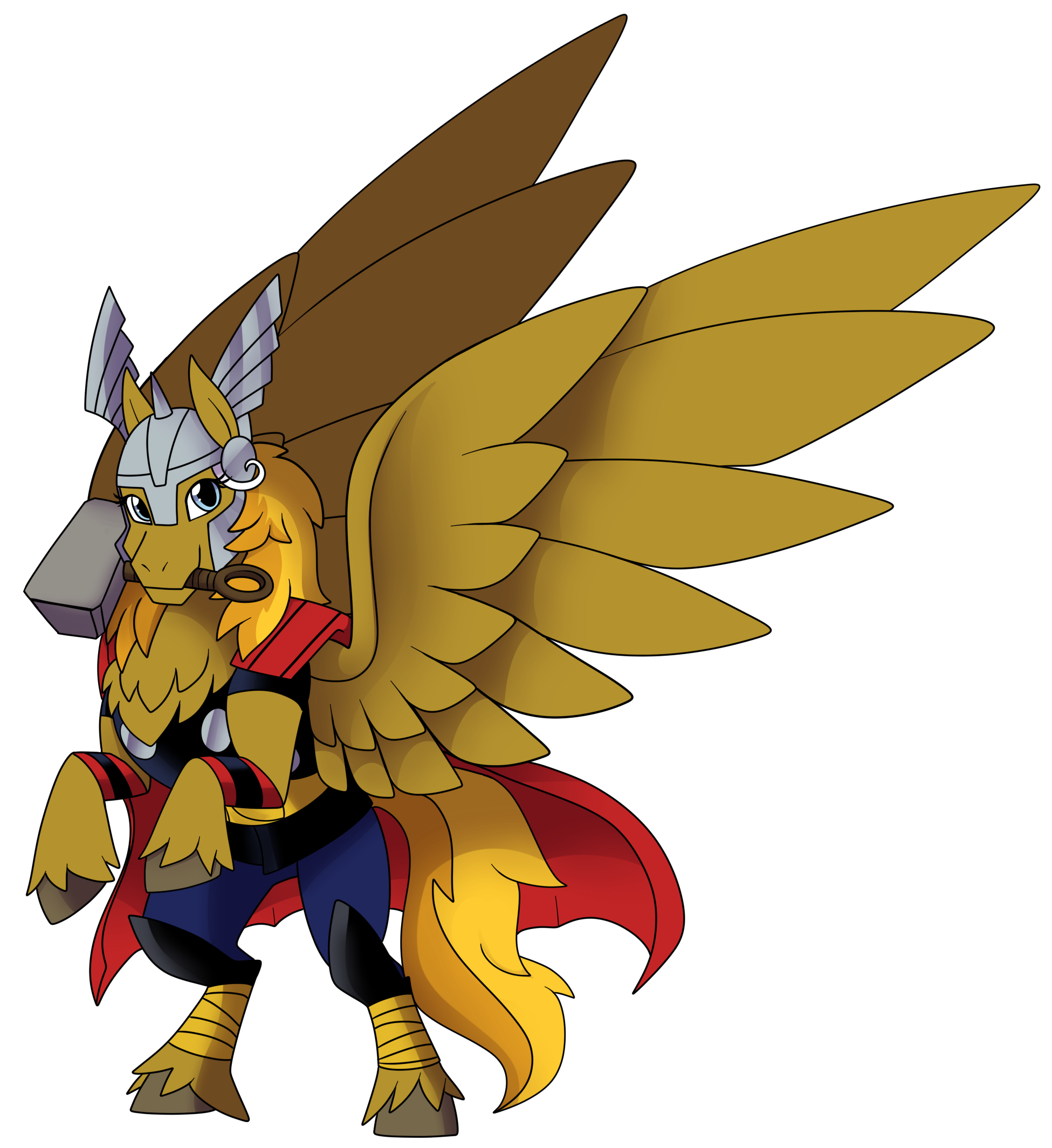 Scruffy Pegasus Thor