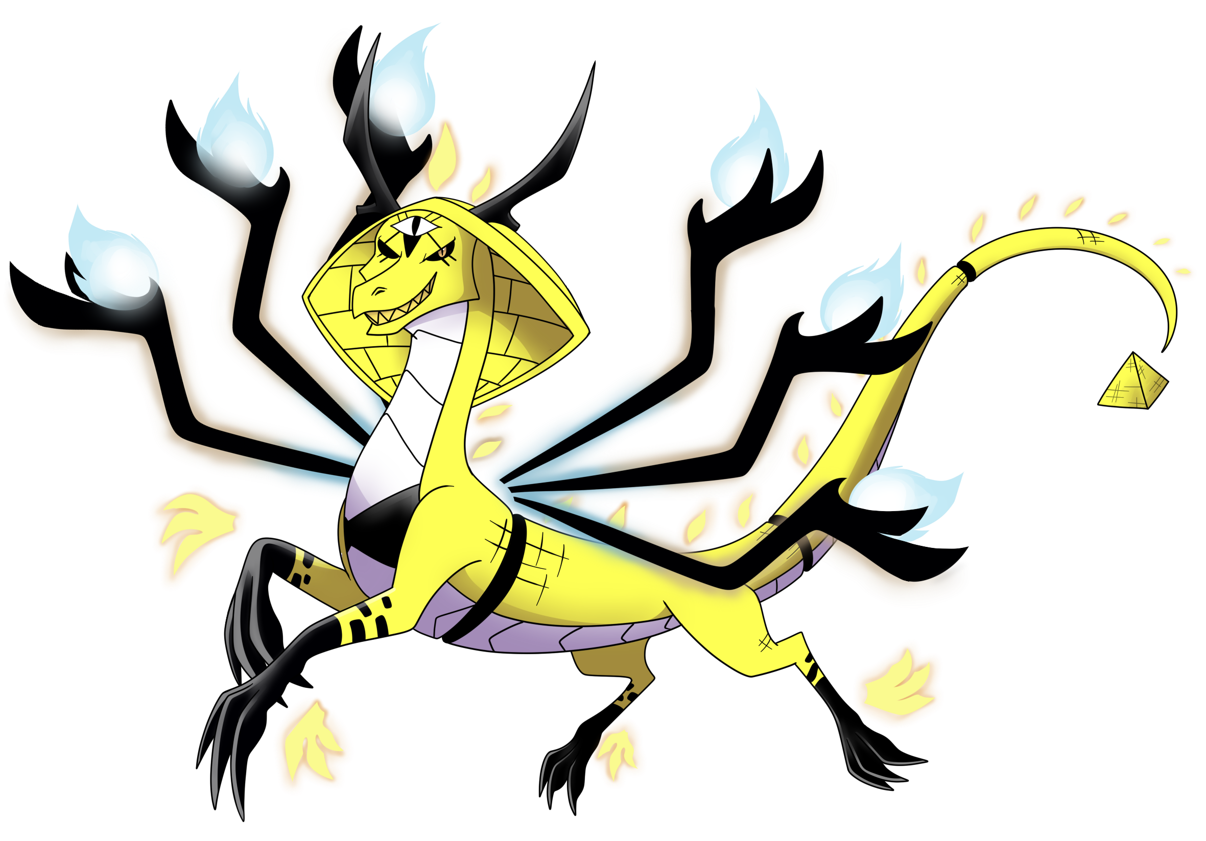 Commission: Bill Cipher Dragon