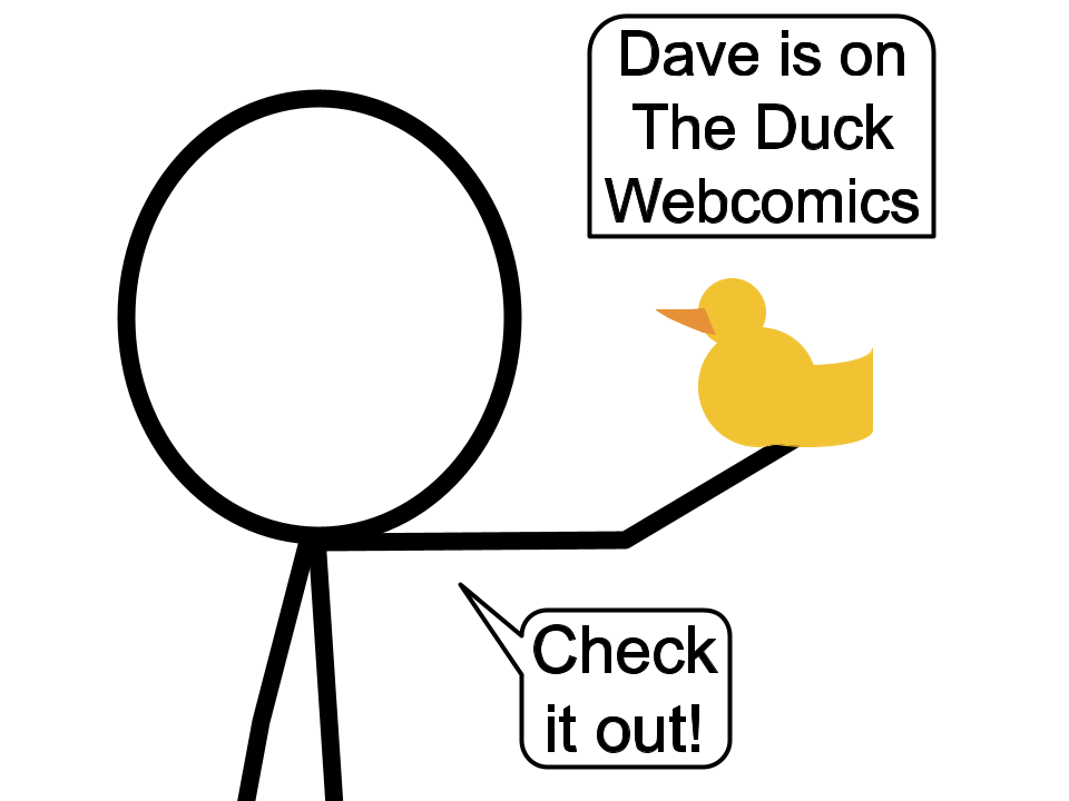 Dave on The Duck Webcomics