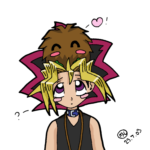 There's a Kuriboh on my head