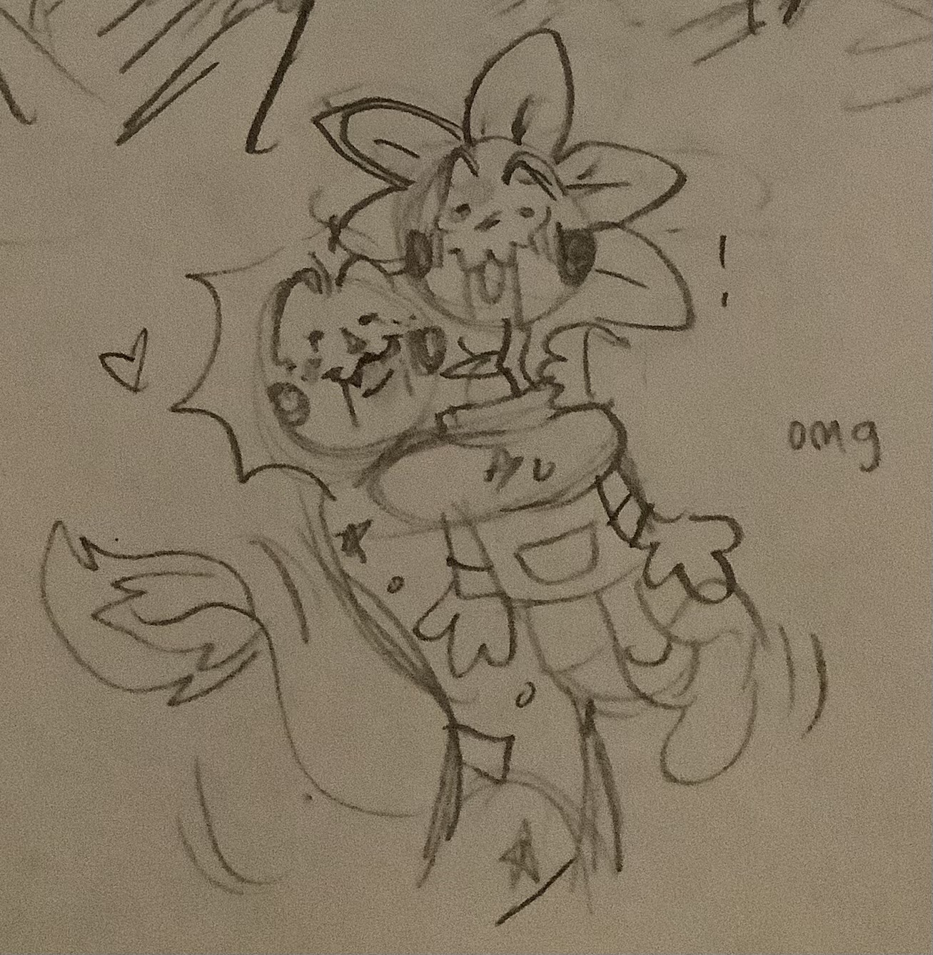 Sunny hugs their friend! (Harmony and Horror)