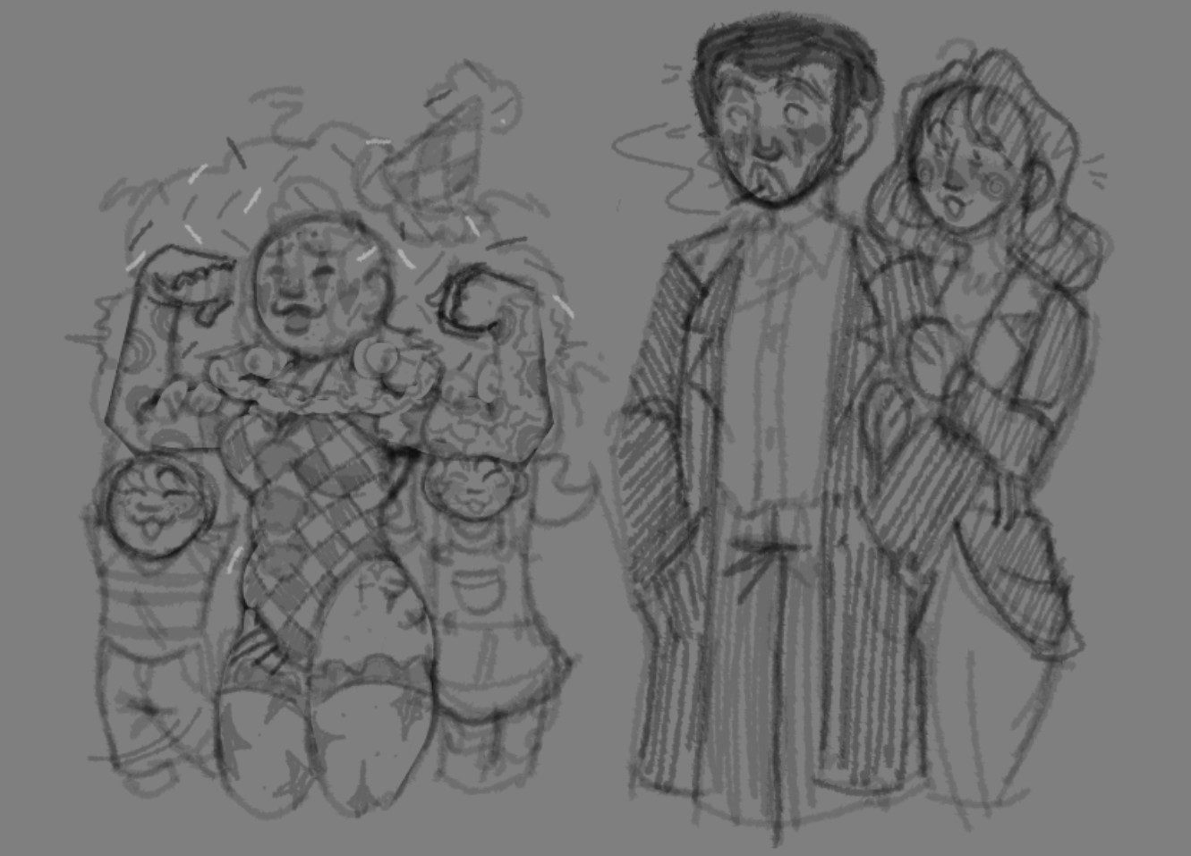 Clown Mari/Greywhinder Family (Harmony and Horror)