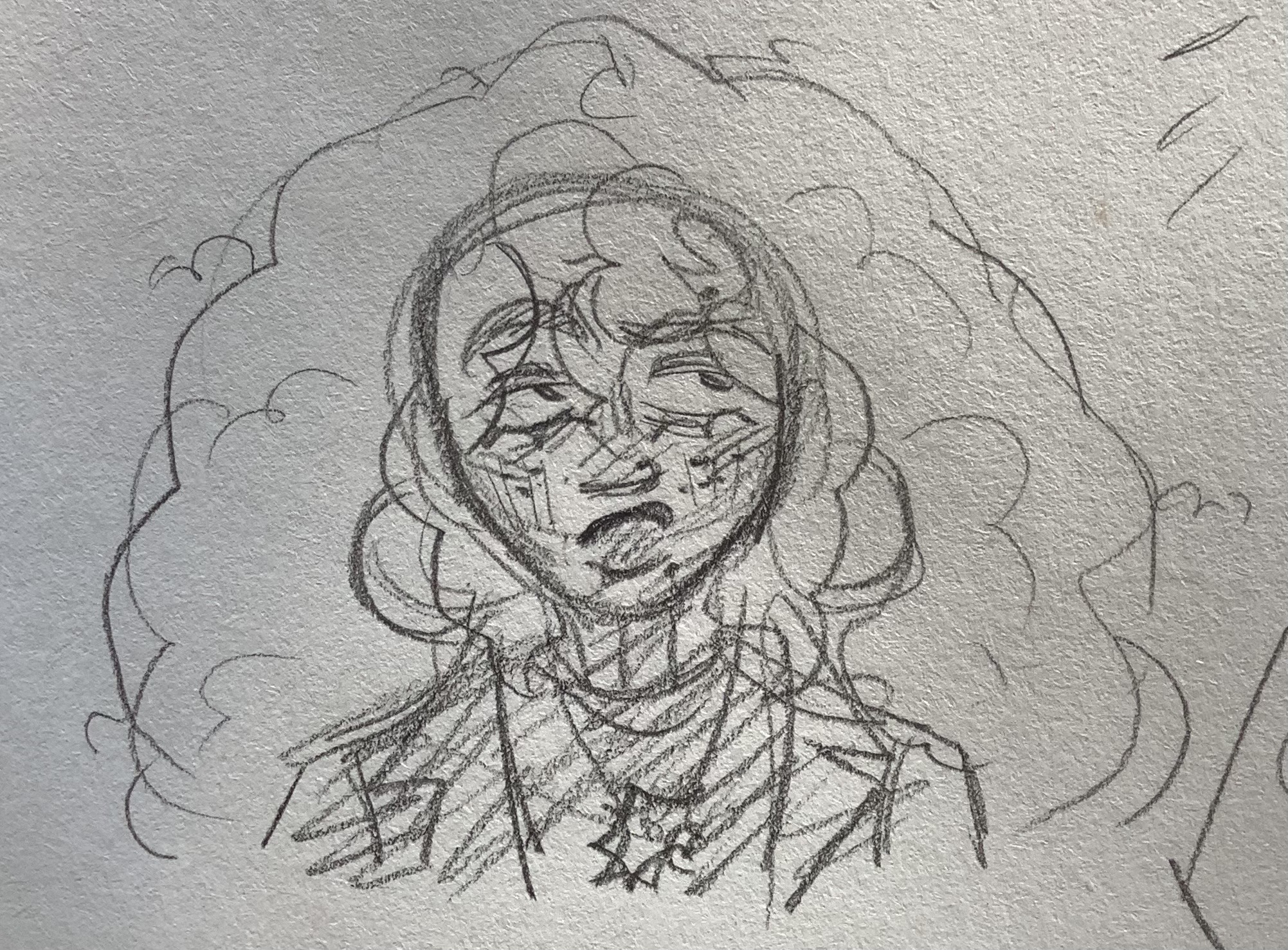 Lazy Mari Faucher doodle (Harmony and Horror)