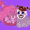 Chibi Jester Martin GreyWhinder/Clown Mari Faucher (Harmony and Horror)