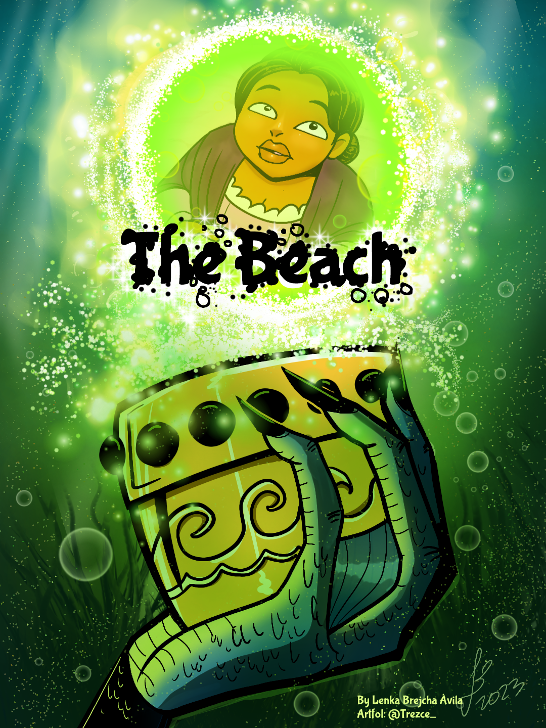 The beach comic cover