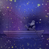 Fishing under the stars
