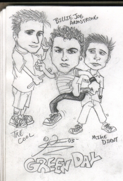 Green Day Characature