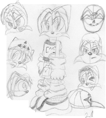 Totally Radical Rapide Mole (Fan Art #5) Headshots.