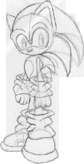 Sonic the Hedgehog sketch