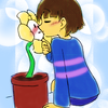 Flowey kiss