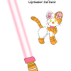 Lightsaber Cat Carol Motif