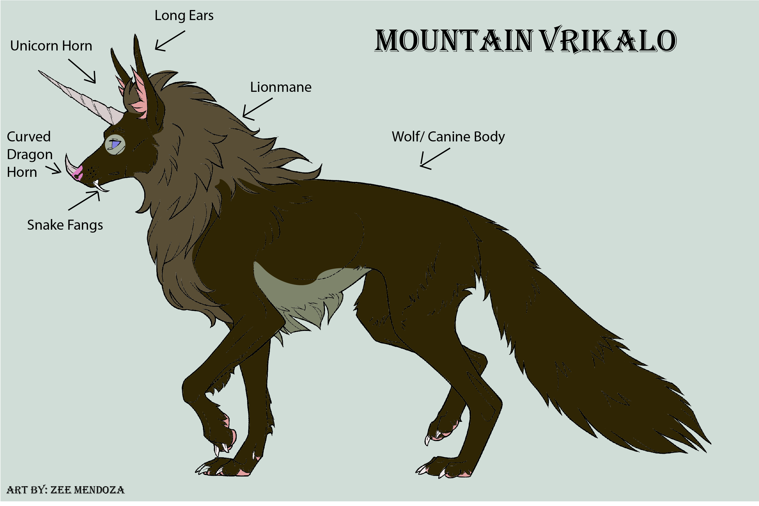 Mountain Vrikalo Anatomy