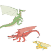 old Medieval Dragons