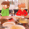 Edd and Tord at Thanksgiving