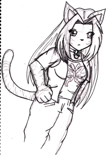 Kitty anthro.