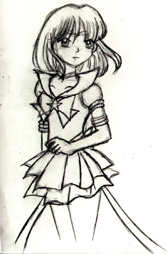 Eternal Sailor Saturn (Sketch)