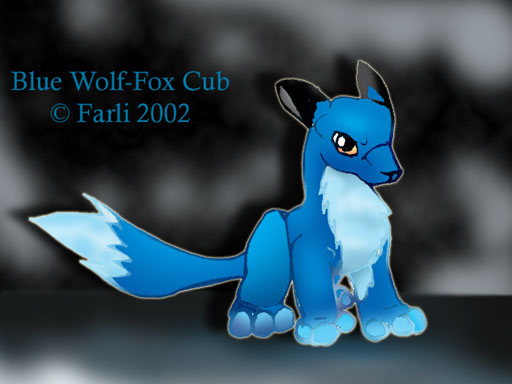 Blue Fox-Wolf