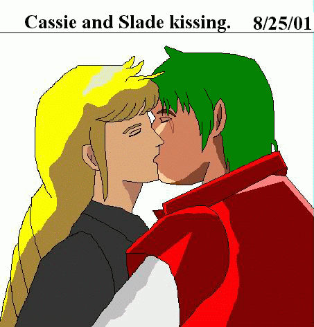 Cassie and Slade Kissing