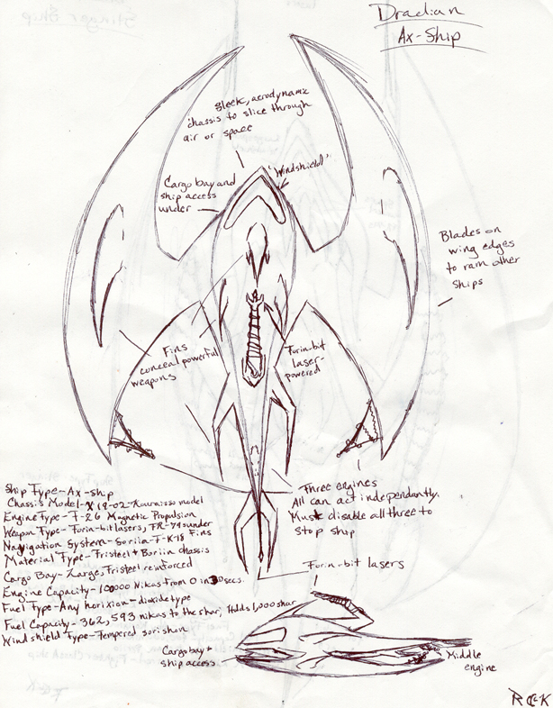 Draclian Axe-Ship