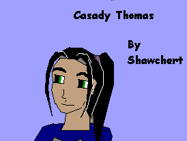 Tis my other character Casady, still i am not any good with humans ok with anime thogh