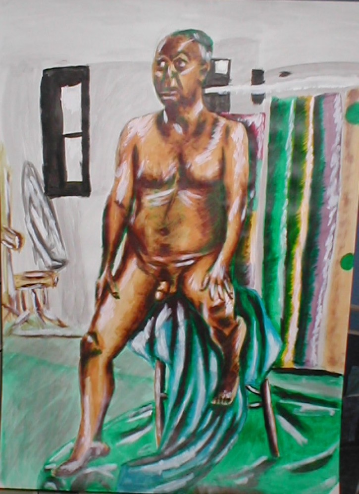 nude dude painting