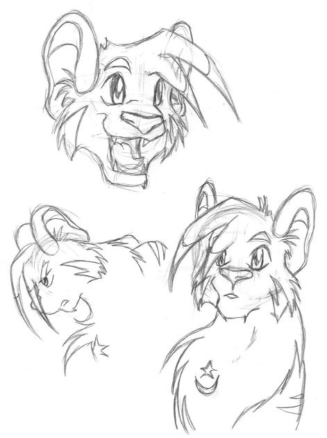 Some sketches of Tsuki_Star