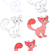 Mouse Sketches of Scarlet Meowth