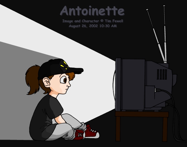 Antoinette Watches Television