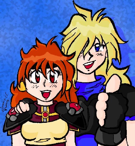 Gourry and Lina