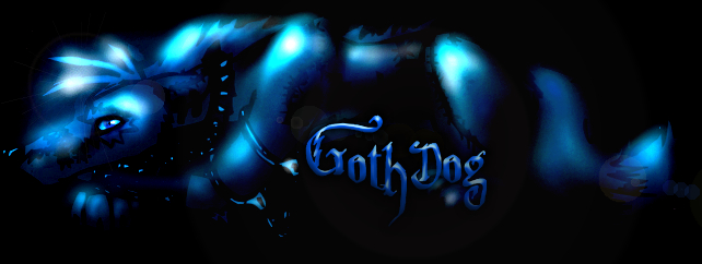 GOTH DOG!