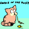 .noodle in the pussy.