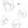 Akio head sketches