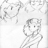 Sumire head sketches