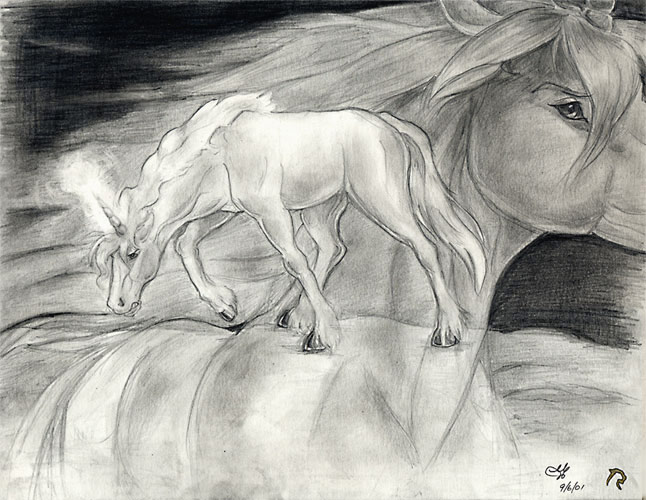 Unicorn in Graphite